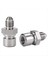 4AN Erkek Ila M10X1 25 Metrik Ters Parlama Dişi Fren Hattı Adaptörü Fitting Paslanmaz Çelik 2pcs (Yurt Dışından) 4