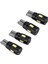 4pcs Araba Canbus T10 LED Işık 5730 6smd Hata 12V Puslar W5W 168 194 Lens 6000K (Yurt Dışından) 1