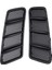 2pcs Siyah Sol ve Sağ Kaput Hava Havalandırma Grille Benz W166 Gl GL350 GL450 ml ML350 2012-2015 166800105 1668800205 (Yurt Dışından) 1