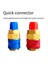 2pcs R134 H/l Hızlı Kuplör Konnektörü Pirinç Adaptörleri Klima Soğutucu Şarj Aracı (Yurt Dışından) 3