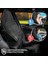 4x Makine Yıkanabilir Havlu Koltuk Kapağı Kayma Önleyici Su Geçirmez Ter Karşı Süper Emme Araba Kamyon Suv Koltuk Örtüsü (Yurt Dışından) 5