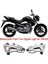 Suzuki GW250 Inazuma Haojue Için Motosiklet Ön Çamurluk Işığı Yan Dönüş Sinyali Gösterge Lambası (Yurt Dışından) 4