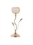 Altın Kristal Mum Tutucu Demir Çiçek Şeklinde Şamdan Küçük Vintage Candlestick Masa Merkezi Için Set M (Yurt Dışından) 1