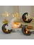 Eid Mubarak Partisi Dekorasyon Yıldız Ay LED Candlestick Ramazan Kareem Moon Star Hafif Çocuklar Yetişkinler Mutlu Eid Mübarek (Yurt Dışından) 1