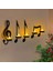 4pc Müzik Not Mum Tutucu Siyah Müzik Notu Duvar Sconce Vintage Sanat Müzik Notu Tarzı Mum Tutucular Demir (Yurt Dışından) 3