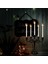 2x Siyah Metal Şamla 5 Silahlı Şamdan Gotik Şam Tutucuları Ev Dekoru Düğün Noel Kilisesi Partisi (Yurt Dışından) 2