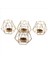 4 Pcs Metal Geometrik Tasarım Çay Işık Adive Mum Tutucular Düğün Ev Dekorasyonu Için Içi Boş Tealight Mum Tutucular (Yurt Dışından) 1