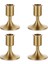 Mum Tutucu Altın Konik Mumlar 4 Pcs Mumlar Dekoratif Noel Metal Konik Mumlar Için Demir Vintage Retro (Yurt Dışından) 1