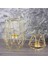Oturma Odası ve Banyo Dekorasyonları Için 2 Altın Geometrik Metal Tealight Mum Tutucular - Düğün ve Yemek Odası Için Centerpieces Kahve Tarafı Masaları Dekor (Yurt Dışından) 4