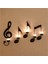 B-Candle Tutucu Duvara Monte Yaratıcı El Yapımı Metal Müzik Notu Anahtar Şekli Çay Işık Ekran Stand Ev Dekor (Yurt Dışından) 4