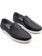 Modero Hakiki Deri Hafif Taban Siyah Erkek Casual Loafer Ayakkabı 6