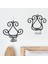 Ferforje Duvar Asma Mum Tutucu Ev Dekoru Siyah Şamdanlar Mum Sconce Duvar Sconces Mum Stand (Yurt Dışından) 5