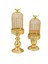 2pcs Retro Kuş Kafesi Mum Tutucu Metal Demir Sanat Şamdan Düğün Partisi Ev Masaları Centerpieces Dekorasyon Altın (Yurt Dışından) 1