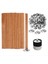 Ahşap Mum Fitiller Mum Yapımı Için 100 Ahşap Fitil Ahşap Fitiller+Mum Yapımı Için Metal Klipler Mum Diy Zanaat A (Yurt Dışından) 1