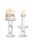 Cam Mum Tutucular Temiz Sütun Konik Şamdan Kristal Mum Tutucu Stand Yemek Için Tablo 3 Pcs (Yurt Dışından) 3