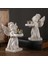 Retro Angel Candlestick Süsleri Reçine Ev Masası Mobilyaları Romantik Mum Işığı Akşam Yemeği Atmosferi Dekorasyonu (Yurt Dışından) 3