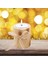 3pcs Romantik Parti Zanaat Candlestick Ahşap Mum Tutucu Set Halat Hediye Ofis Atmosfer ile Ev Dekoru (Yurt Dışından) 5