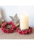 Kırmızı Berry Candlesticks Berry Candle Tutucu Noel Tealight-Candle Tutucu Çelenk Noel Mini Süslemesi (Yurt Dışından) 2