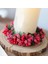Kırmızı Berry Candlesticks Berry Candle Tutucu Noel Tealight-Candle Tutucu Çelenk Noel Mini Süslemesi (Yurt Dışından) 3