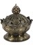 Lotus Tütsü Duman Koni Aroma Brülör Tutucu Soba Backflow Sansürü Dekor-Bronz (Yurt Dışından) 3
