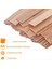 120PCS Kalın Ahşap Mum Fitiller 5 1x0 5 Inç Doğal Dumansız Ahşap Fitiller Mum Yapımı Için (Yurt Dışından) 3