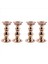 4 Candlestick Metal Pillar Mum Tutucular Düğün Centerpieces Mumlar Için Şam Tutucuları Stand Altın (Yurt Dışından) 1