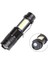 Şarjlı LED El Feneri - 14500 Pil Dahil, 4 Işık Modu, Mini Boy 3