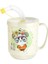 Funny Pipetli Çocuk Içecek Bardağı Desenli Bardak 350ML 5