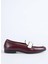 Bej - Bordo Kadın Loafer Z10122 1