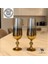 Bohemia Kristal 6' Lı Kahve Yanı Bardağı Gold 180 cc 1