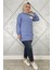 Kadın Düğme ve Cep Görünüm Detaylı Tesettür Tunik 1