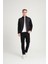 Siyah Slim Fit Mevsimlik Mont 5