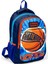 Lacivert Basketbol Desenli Ilkokul ve Ortaokul Sırt Çantası Üç Bölmeli Erkek Çocuk 1
