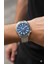 Erkek Kol Saati Mavi ve Gümüş Renk, Mavi Kadran - Şık Metal Kordon, 2 Yıl Garantili 3