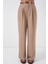 Kadın Yüksek Bel Palazzo Pantolon 30051 - Bej 2