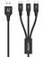 Unıtek Usb-A 3in1 Hızlı Şarj Kablosu 1.2mt 2.4A Mıcro Usb, Type-C, Lıghtnıng (C14049BK) 8