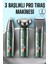 3 Başlıklı Profesyonel Saç ve Sakal Bakım Seti Vücut Burun ve Kulak Tüy Alma - ?67?63E6-3G89 1