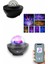Masa ve Gece Lambası Renkli Projektör Işıklı Disko Topu Bluetooth Hoparlör 4