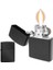 Çakmak Parlak Siyah Zippo Benzinli Çakmak Cep Boy Doldurulabilir - ?87?60E7-2G0687 5