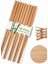 Profesyonel Chopsticks Çin Restorant Yemek Çubuğu Yıkanabilir Tekrar Kullanılabilir Ahşap 10 Çift 2