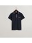 Erkek Lacivert Regular Fit Çizgili Polo 4