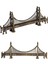 Vintage Metal Golden Gate Köprüsü 18 cm Biblo Metal Köprü Dekor Obje Konsept Hediyelik 2
