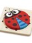 Uğur Böceği Şeklinde Ahşap Bultak Oyun Seti Eğitici Öğretici Oyun Set Bultak Puzzle Oyuncak 2