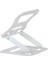 Laptop Standı Çelik Laptop Standı Bilgisayar Yükseltici Ergonomik Stand Tüm Boyutlarda Notebooklara Uygun Çelik Notebook Standı (Beyaz) 2