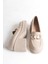 Lofin Toka Detaylı Kadın Loafer Ayakkabı 3