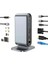 USB C To Hdtv + VGA + 7 Ports Hub + Sd/tf Readcarder Sb C Hub Dizüstü Bilgisayar Bağlantı Istasyonu, VGA ile 12'si 1 Arada Dock, HDMI 4k, 100MBPS Ethernet, 3 x Usb-A 3.0 ve 100W Usb- ZR773 1
