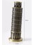 Vintage Metal Pısa Kulesi Temalı 20 cm Biblo Metal Kule Dekor Obje Konsept Hediyelik 2
