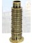 Vintage Metal Pısa Kulesi Temalı 20 cm Biblo Metal Kule Dekor Obje Konsept Hediyelik 5