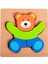 Ayıcık Şeklinde Ahşap Bultak Oyun Seti Eğitici Öğretici Oyun Set Bultak Puzzle Oyuncak 1