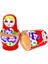 6lı Ahşap Matruşka Iç Içe Geçen Matruşka Bebek Seti Tombul Matruşka Set 6lı Set 5